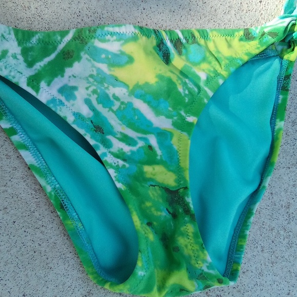 Victoria's Secret Neon Yellow Green Blue Bikini - Picture 3 of 16